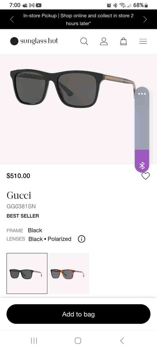 Gucci mens sunglasses - Jacksonville, Florida - FleaMarketBay