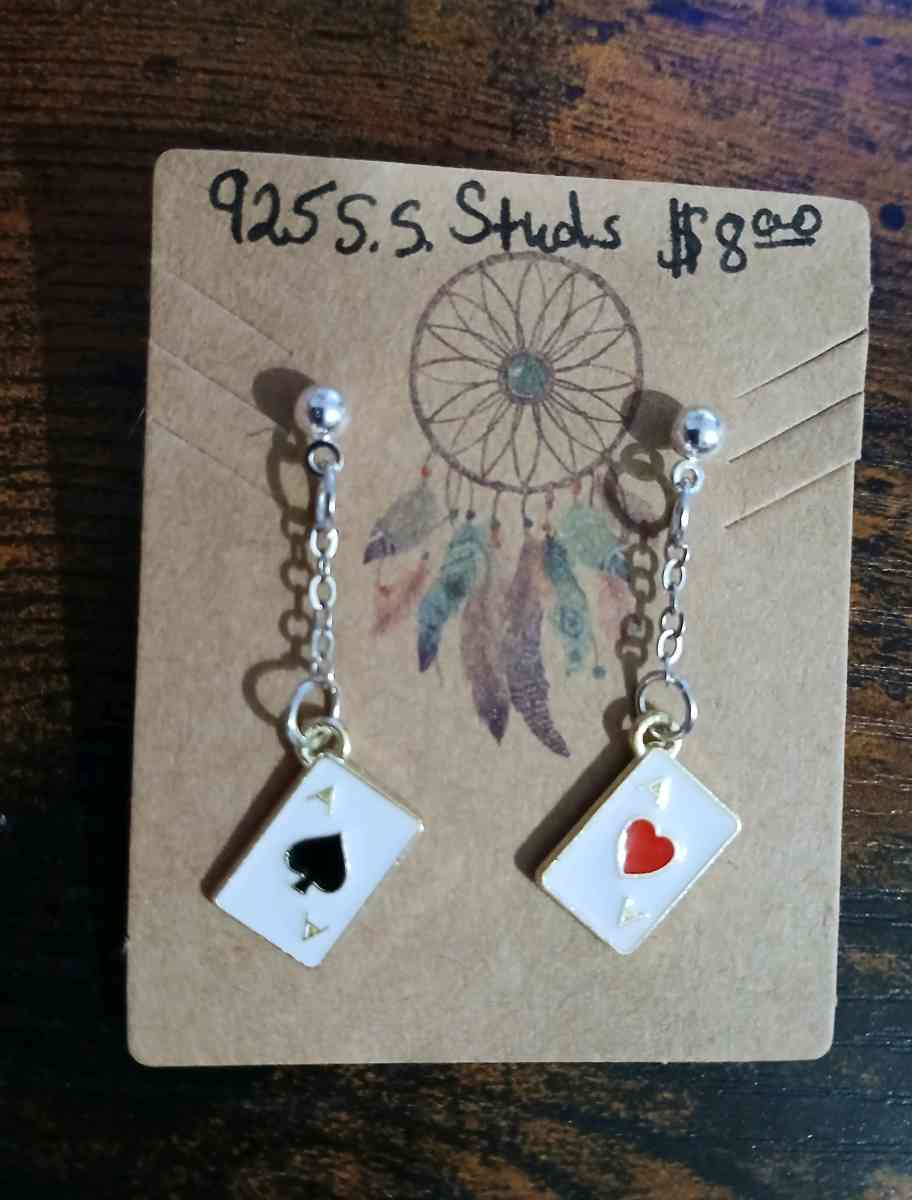 Aces Stud Earrings - Newport News, Virginia