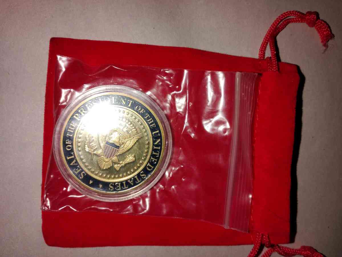 Donald Trump 2020 commemorate coins - Martinsville, Virginia - FleaMarketBay