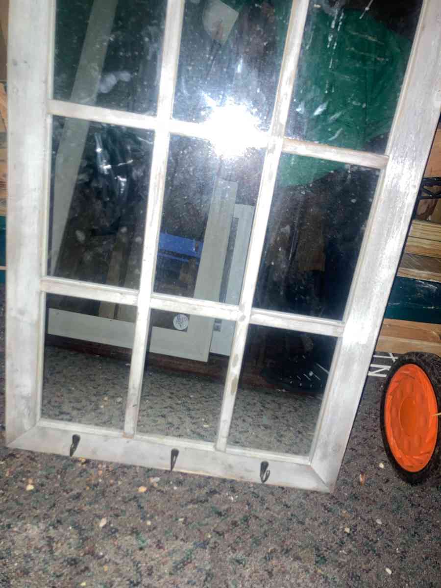 Vintage Window Frame Mirror - Essington, Pennsylvania - FleaMarketBay