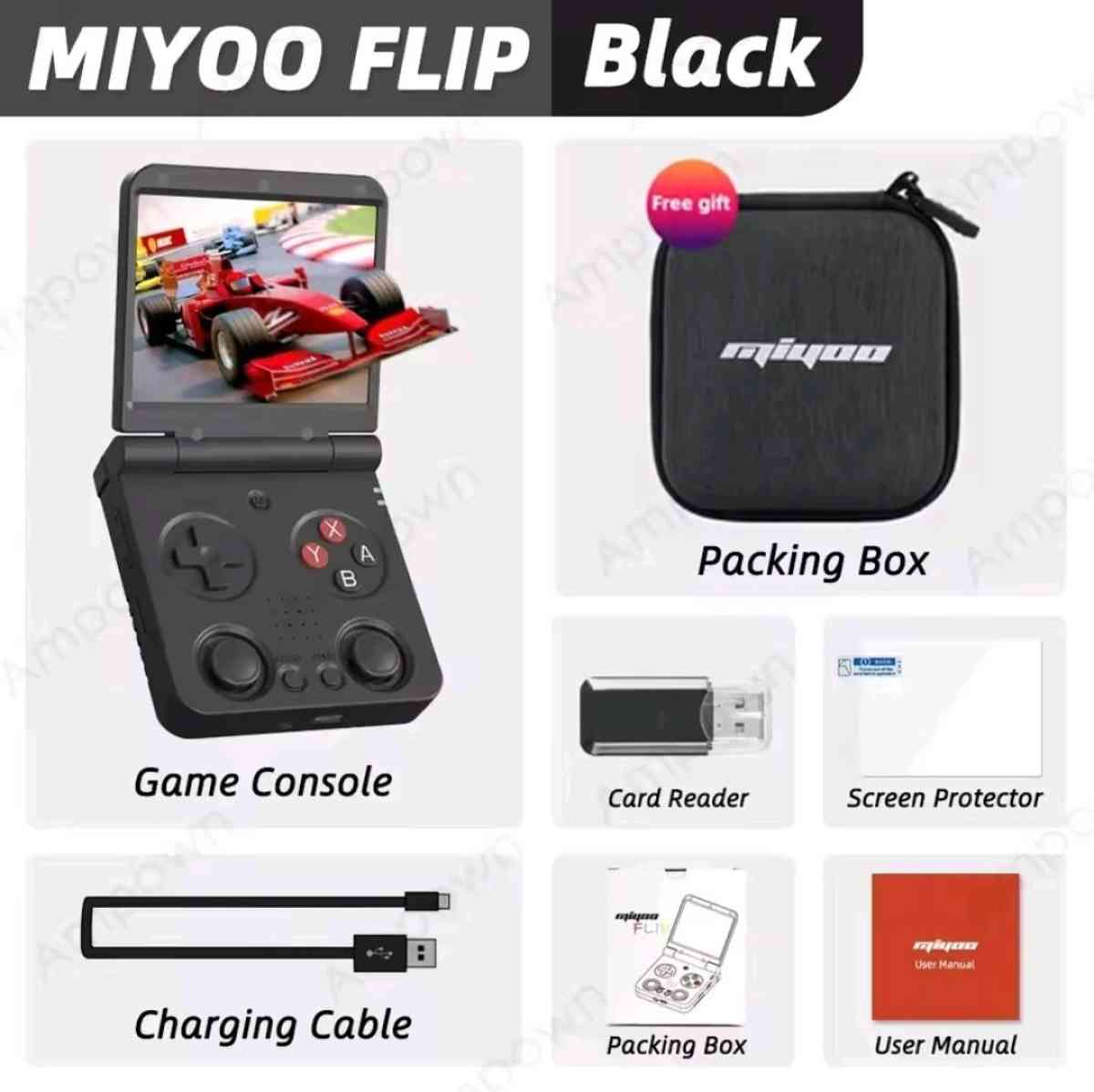 Miyoo Flip V2 Black - Phoenix, Arizona - FleaMarketBay