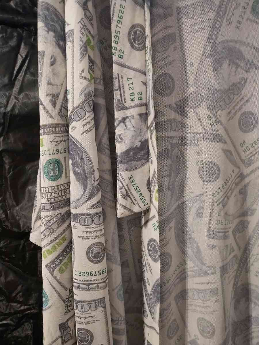 100 Hundred Dollar Bill Bathrobe - Stockton, California - FleaMarketBay