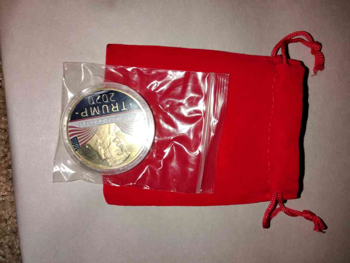Donald Trump 2020 commemorate coins - Martinsville, Virginia - FleaMarketBay