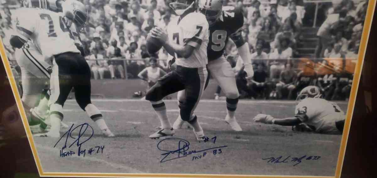 Autograph Picture of the Washington  redskins - Wilsonville, Oregon - FleaMarketBay