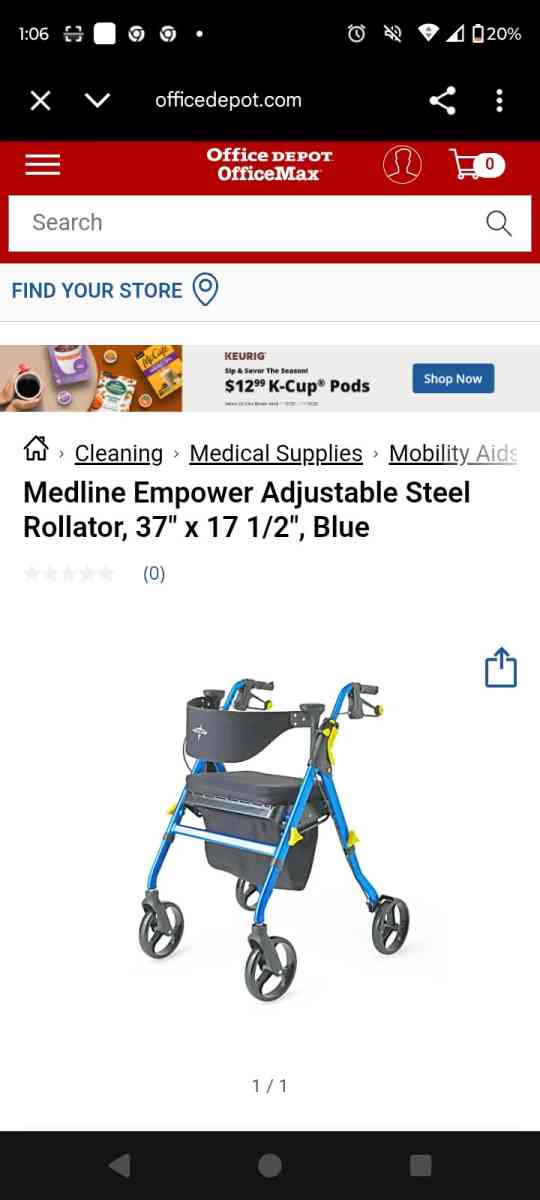 medline stand up an sit down Walker - Lafayette, Indiana - FleaMarketBay