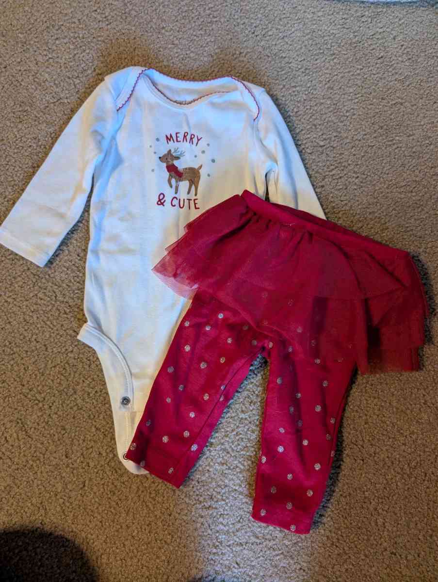 Merry and Cute baby Christmas outfit - Savannah, Georgia