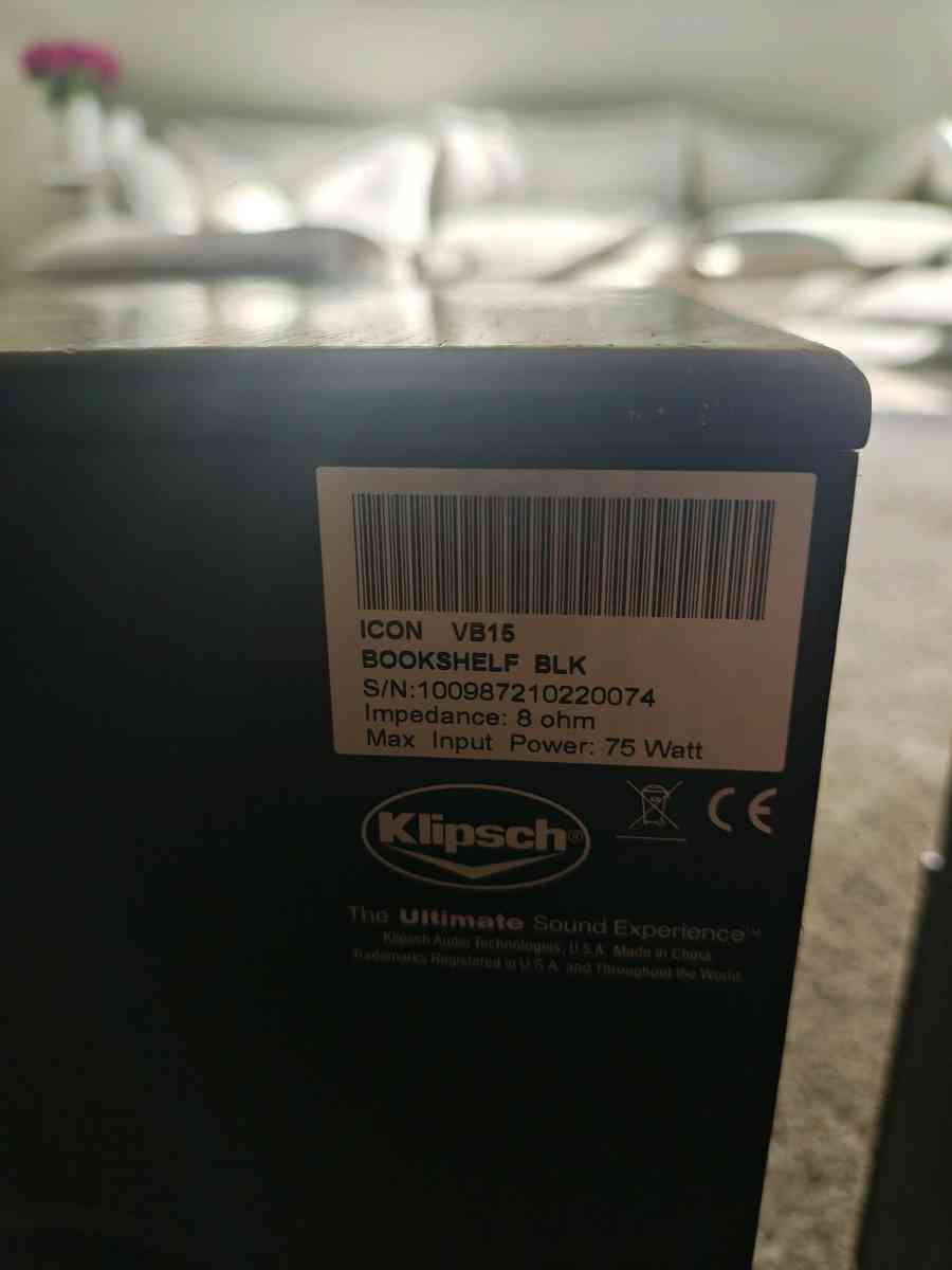 Klipsch Icon V Series 5Channel Home Theater Speakers  VC25 - Des Moines, Iowa - FleaMarketBay