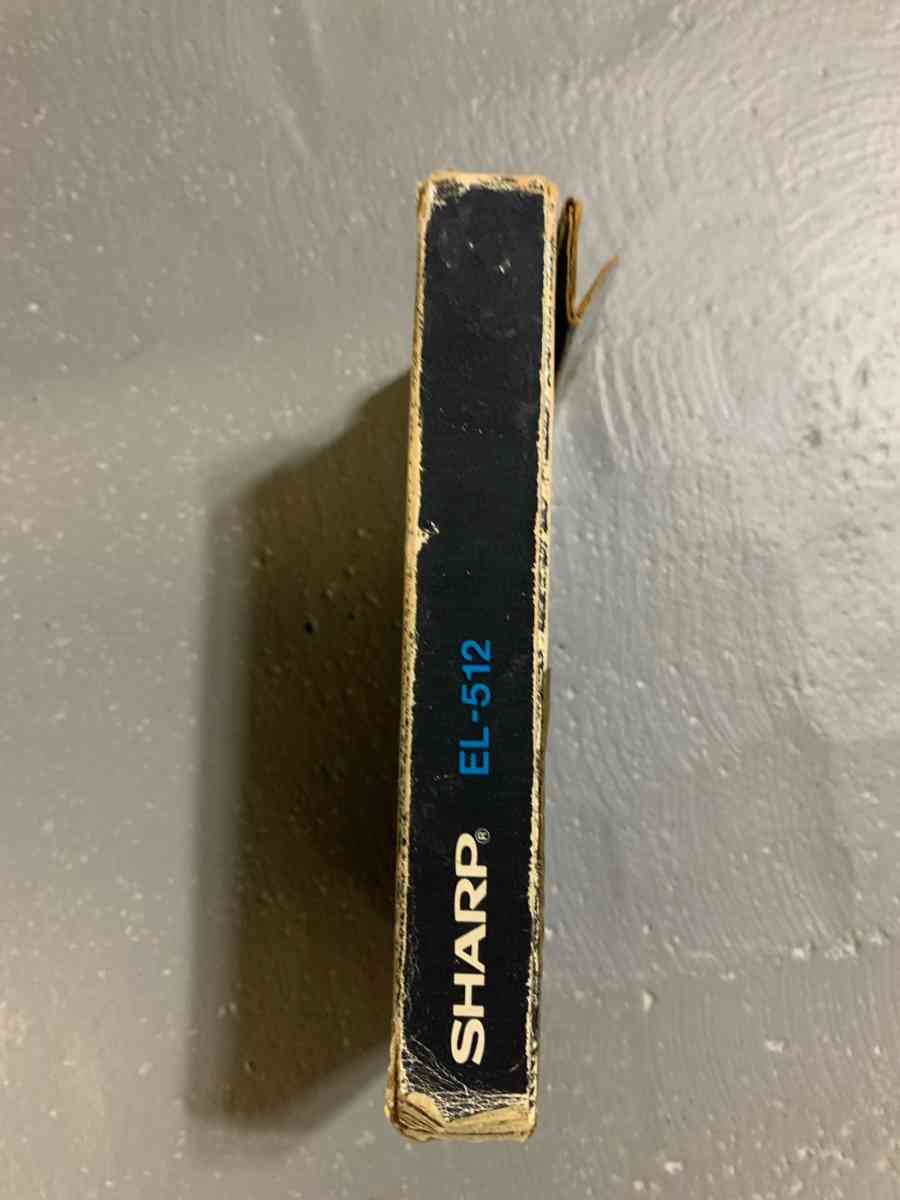 Vintage Open Box Sharp Scientific Calculator EL512 - Piscataway, New Jersey - FleaMarketBay