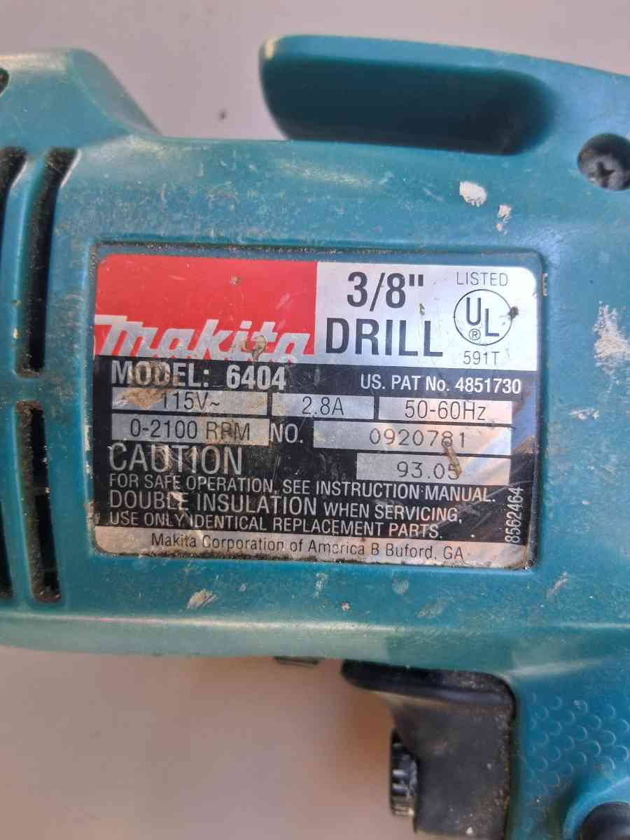 Makita 38 drill - Gaston, South Carolina - FleaMarketBay