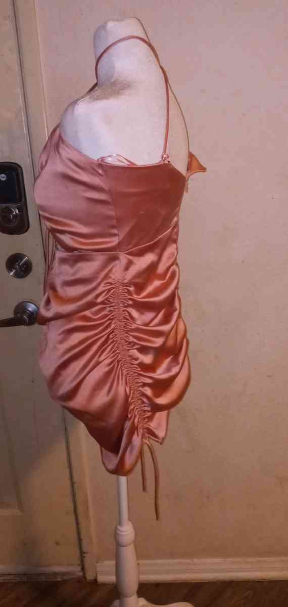 pink silky dress - Carmel Valley, California - FleaMarketBay