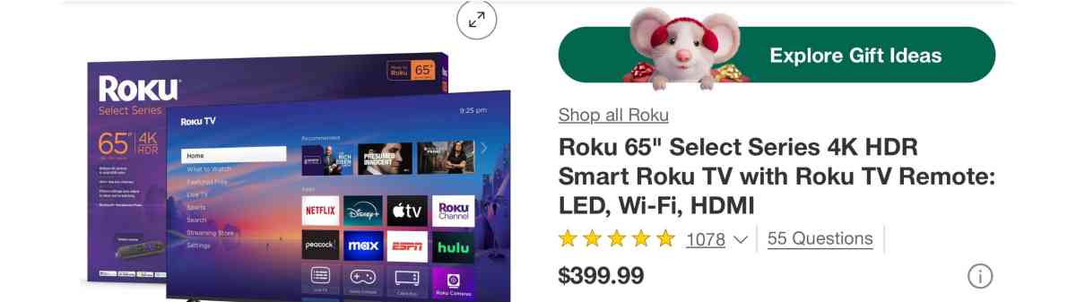 Smart Roku TV 65 - Philadelphia, Pennsylvania - FleaMarketBay