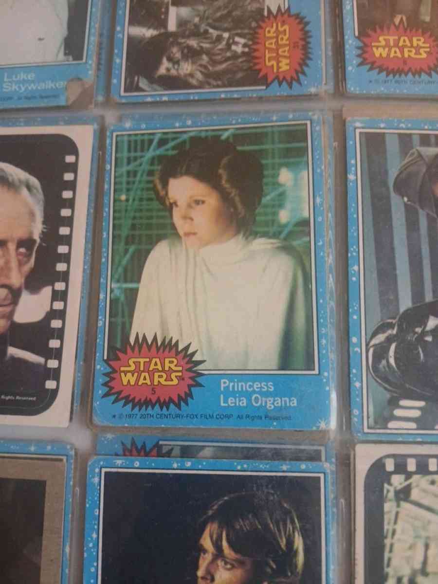 1977 Topps Star Wars trading cards - Dallas, Texas - FleaMarketBay