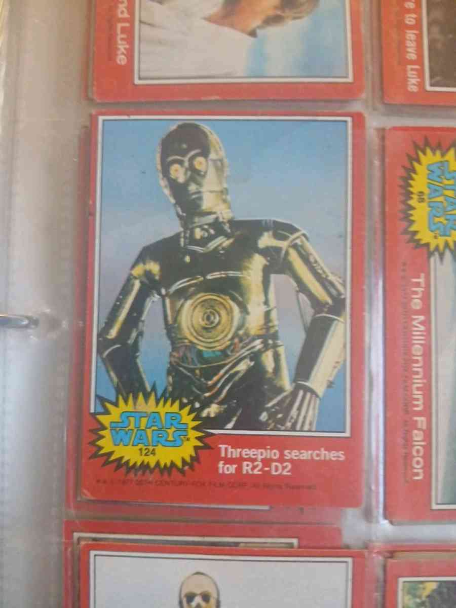 1977 Topps Star Wars trading cards - Dallas, Texas - FleaMarketBay