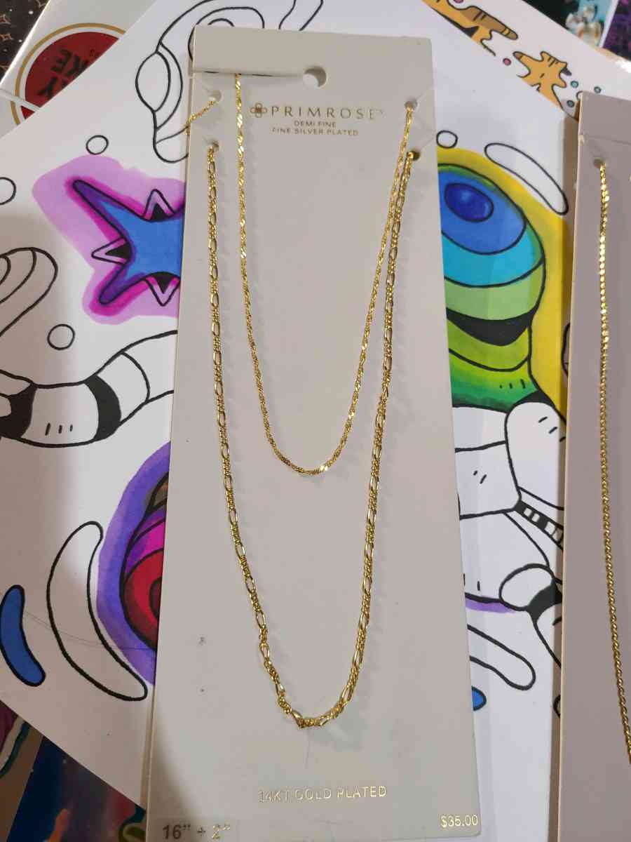 14k 18k Gold Plated Chains - San Antonio, Texas - FleaMarketBay