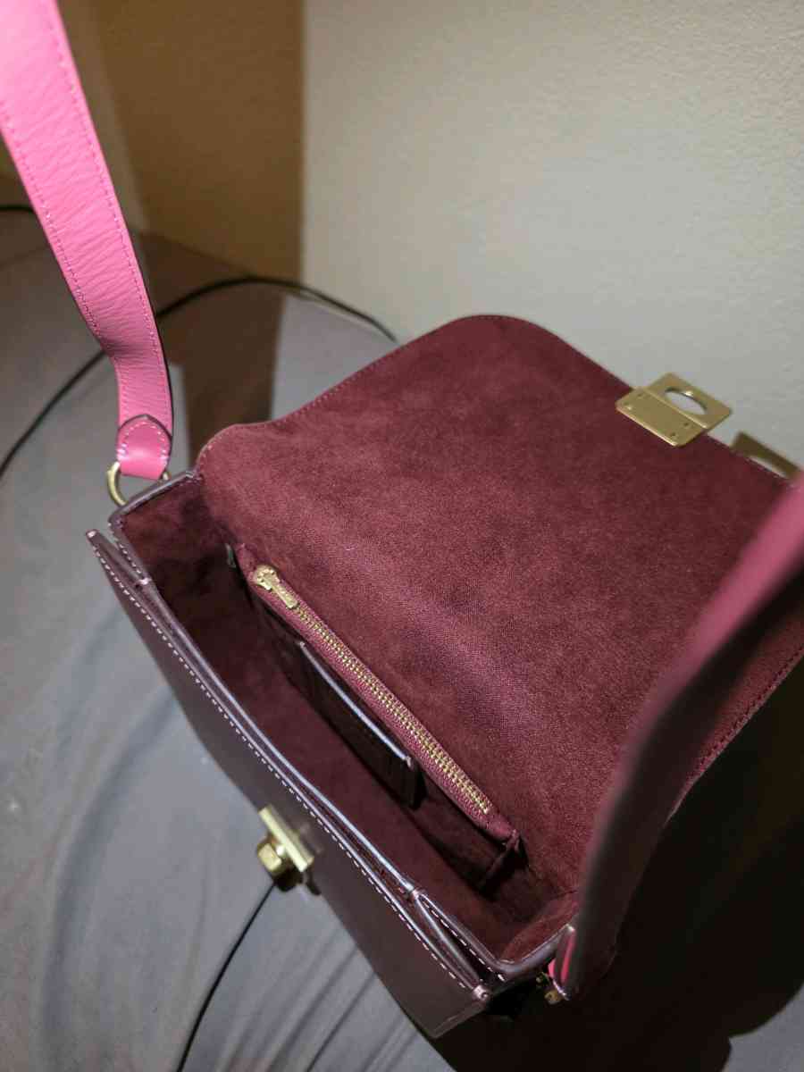Coach Hutton Saddlebag in Colorblock Confetti Pink - Las Vegas, Nevada - FleaMarketBay