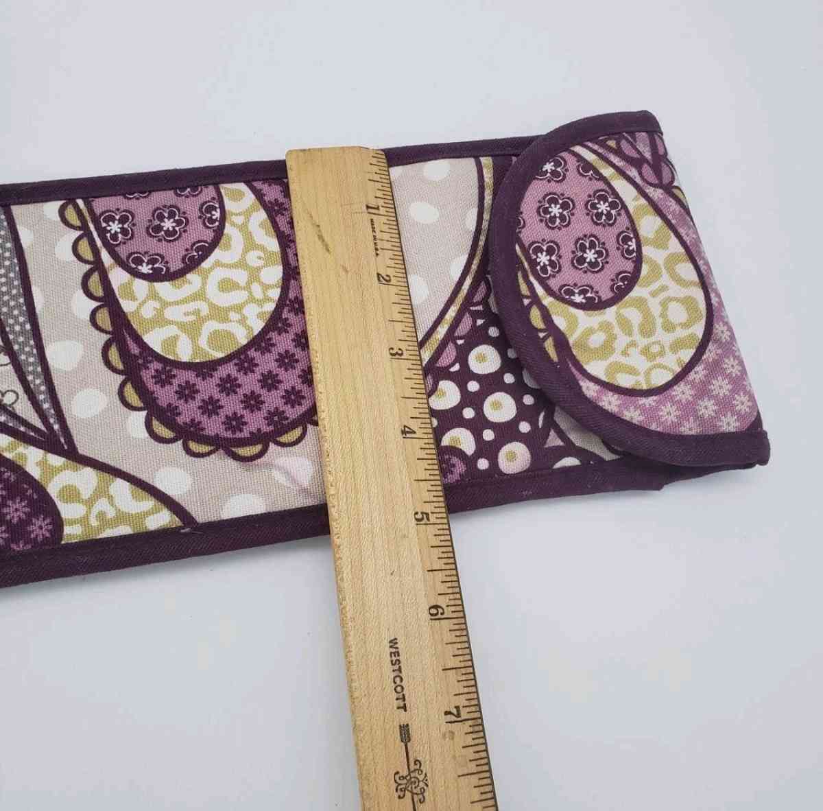 ThirtyOne Plum Awesome Blossom Travel Flat Iron Case Bag Pur - Columbus, Ohio - FleaMarketBay