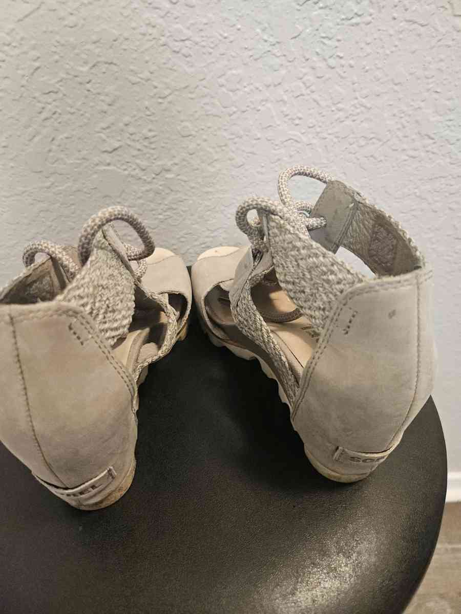 Sorel Joanie Lace Ankle Wedge Sandles - Tulsa, Oklahoma - FleaMarketBay