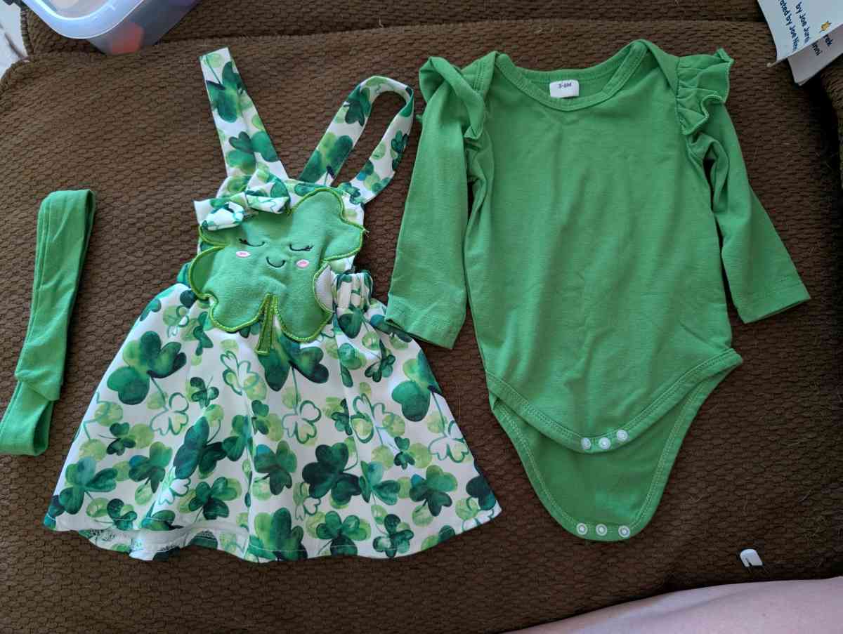 Baby St Patricks Day dress - Savannah, Georgia - FleaMarketBay