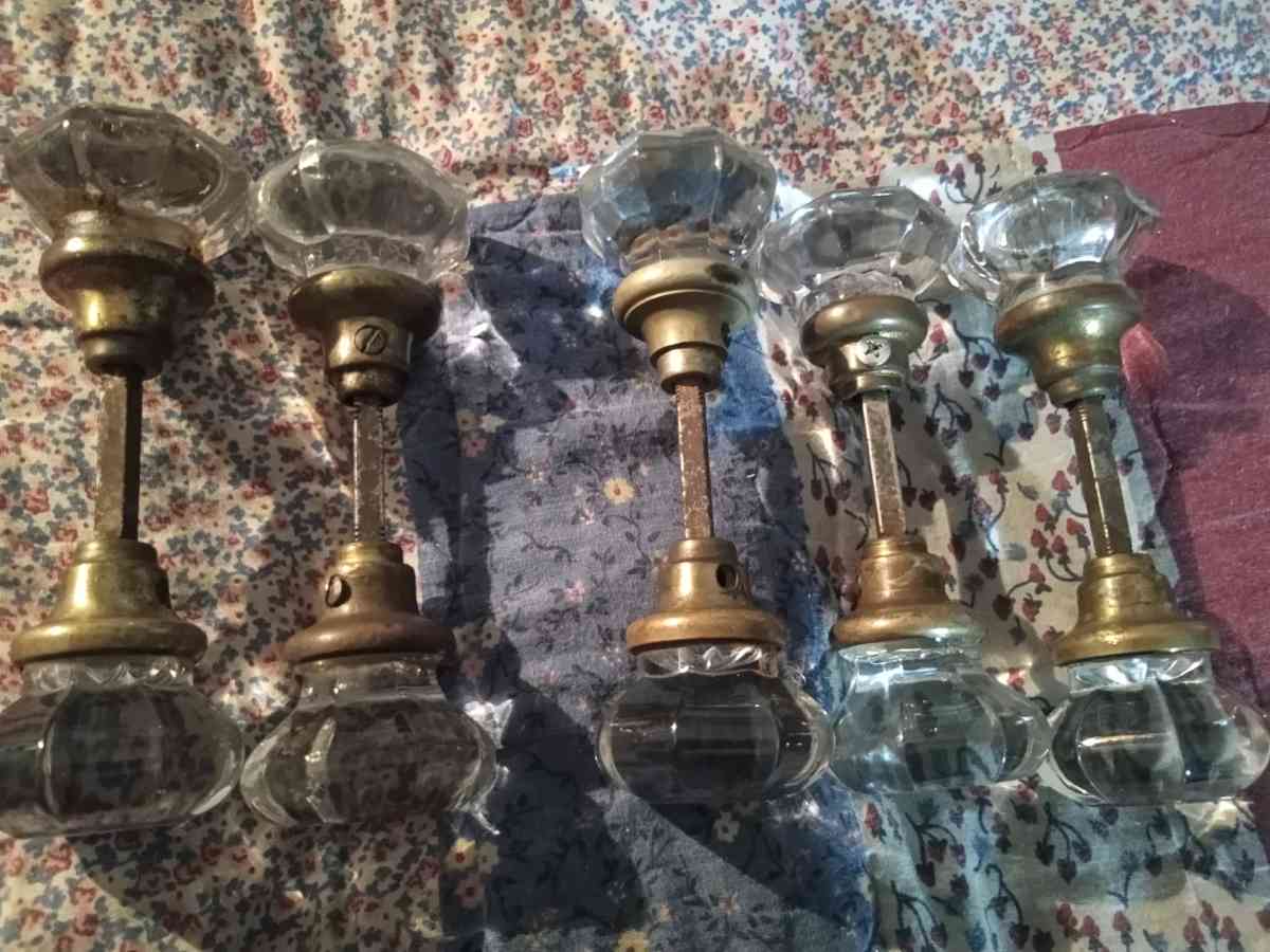 Old glass door knobs - Canton, Ohio