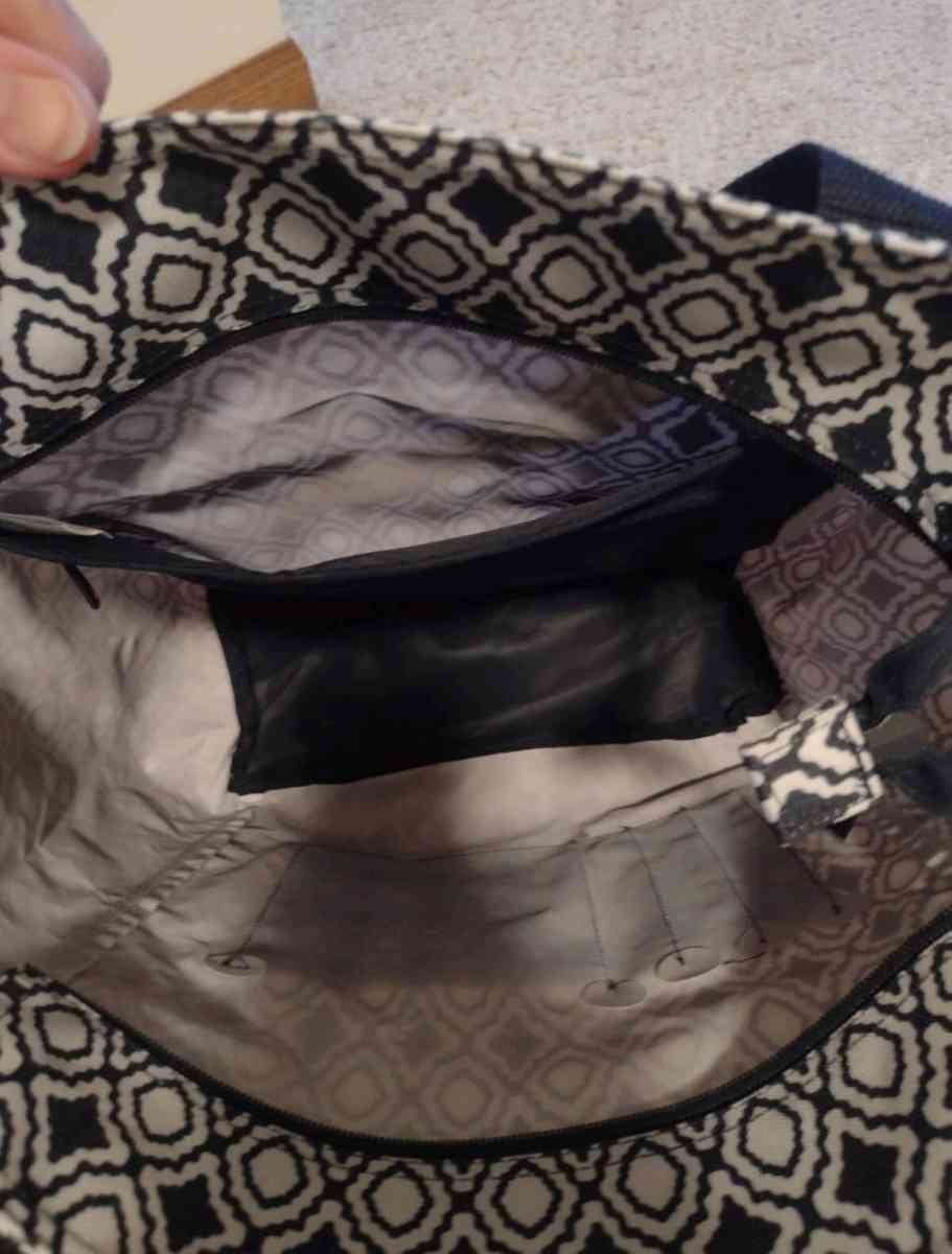 Medium Tote Bag Medallion Design Zip Shoulder Bag Double Han - Columbus, Ohio - FleaMarketBay