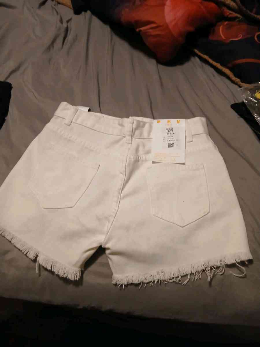 white denim shorts - Agency, Missouri