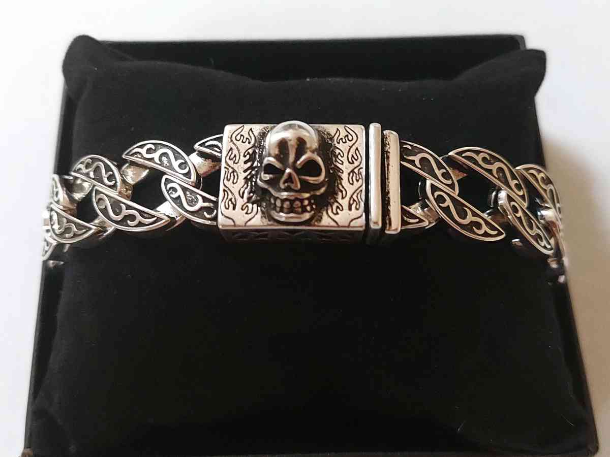 NEW ART HANDMADE SILVER PLATED BRACELET  22 CM542 GR - Brooklyn, New York
