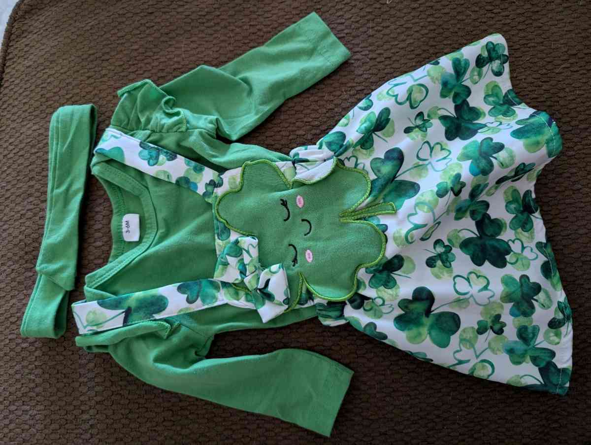 Baby St Patricks Day dress - Savannah, Georgia