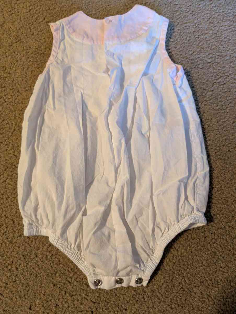 White and Pink Romper - Savannah, Georgia - FleaMarketBay
