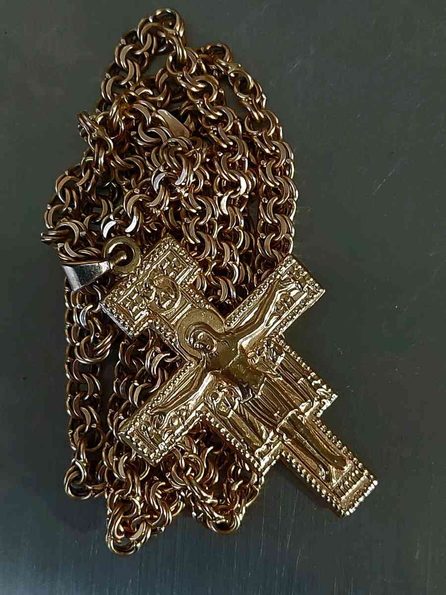 Byzantium rare unique handcrafted work 14K Yellow  Pure Gold - Brooklyn, New York - FleaMarketBay