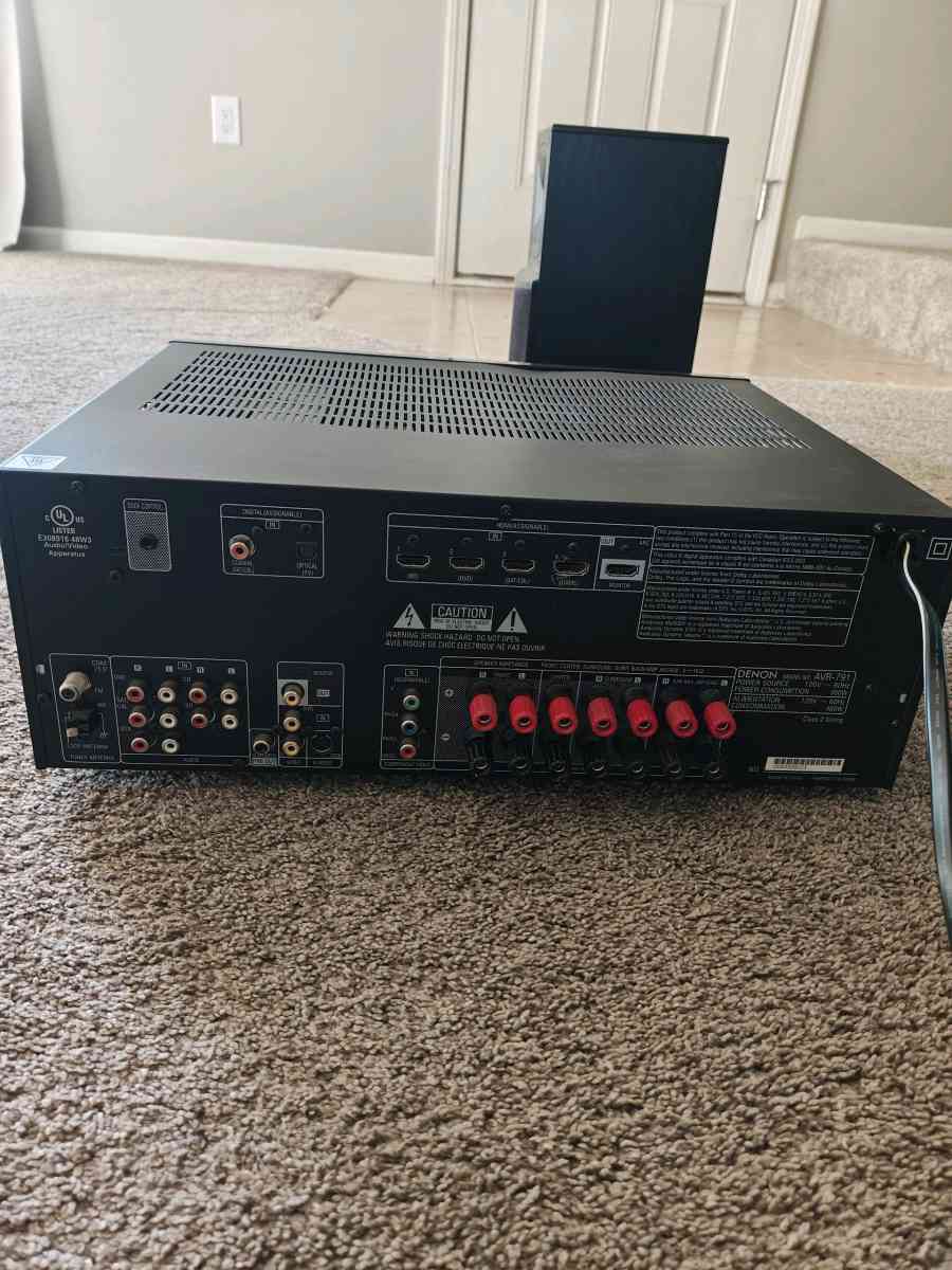 Denon AVR791 71 Surround Receiver  Fully Tested  Cleaned - Johnston, Iowa - FleaMarketBay