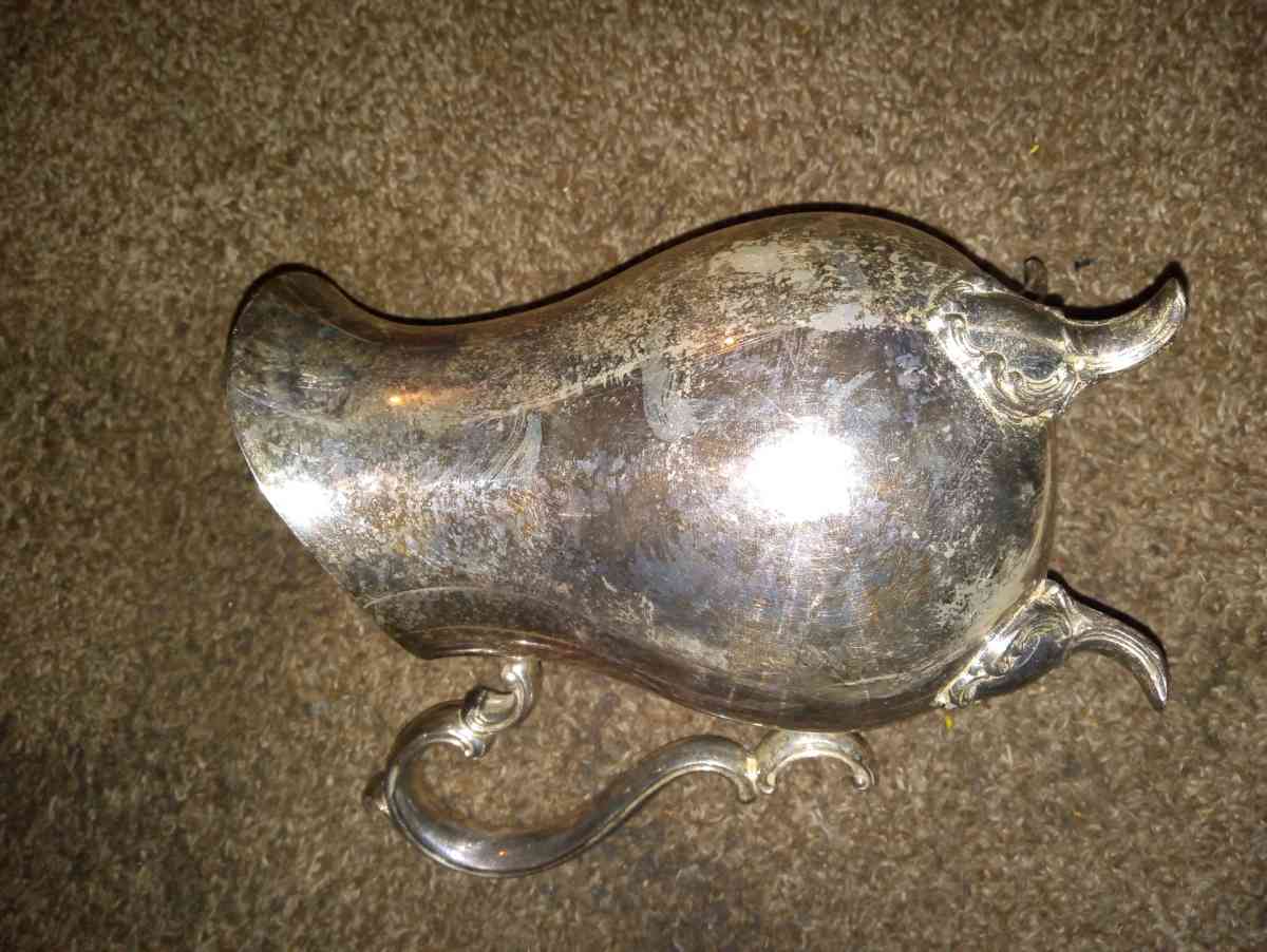 Silver plated cream pitcher - Tulsa, Oklahoma