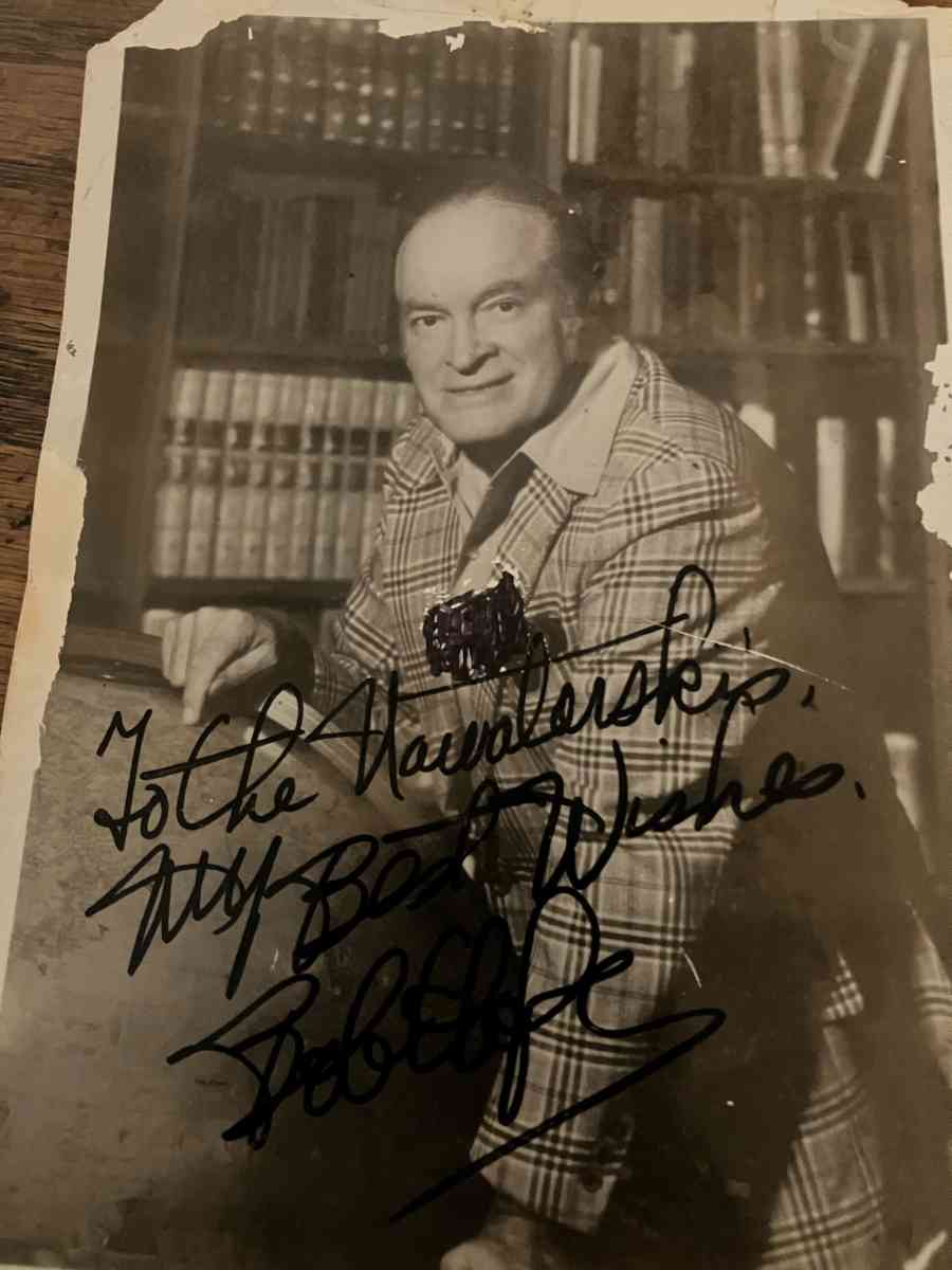 autograph Bob hope - San Fernando, California