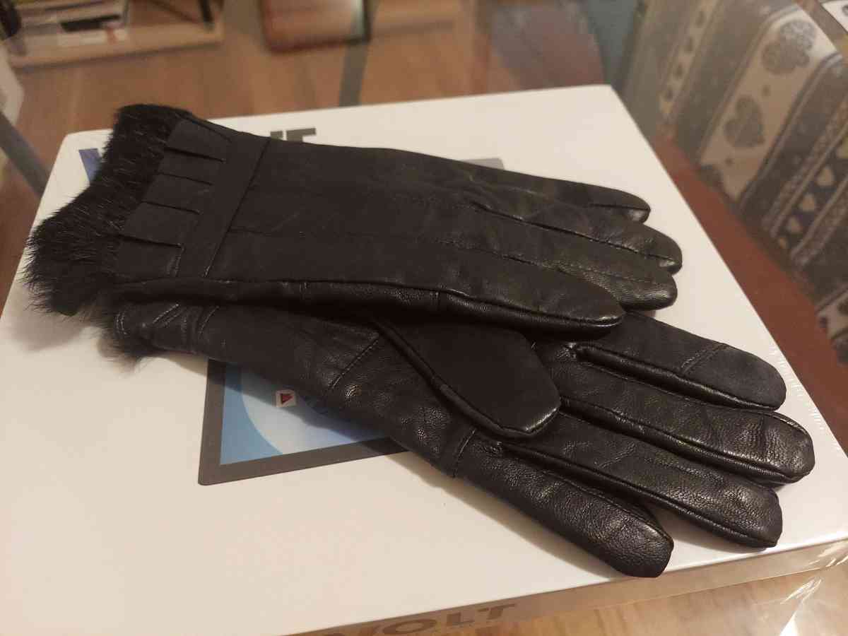 Condition Like NEW Sofia CashmereLeather  Cashmere Gloves - Brooklyn, New York - FleaMarketBay
