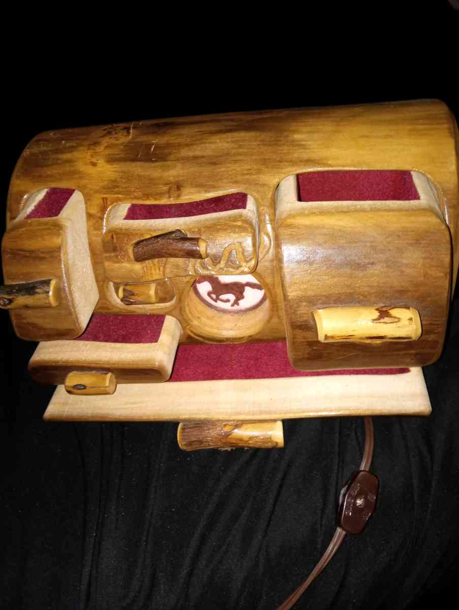 Aspen Wood Jewelry box with inner light - Tulsa, Oklahoma