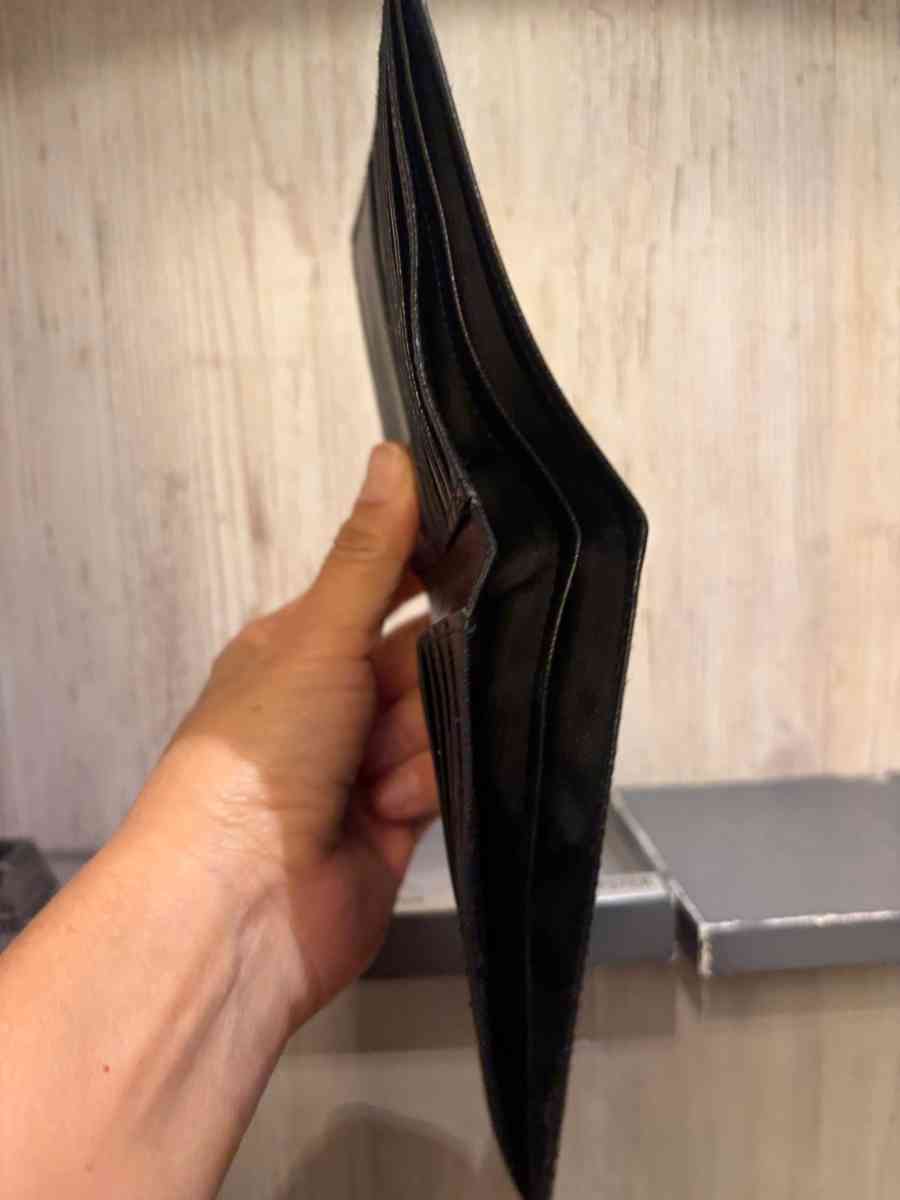 Vintage Christian Dior black bifold wallet - Ridgewood, New York - FleaMarketBay