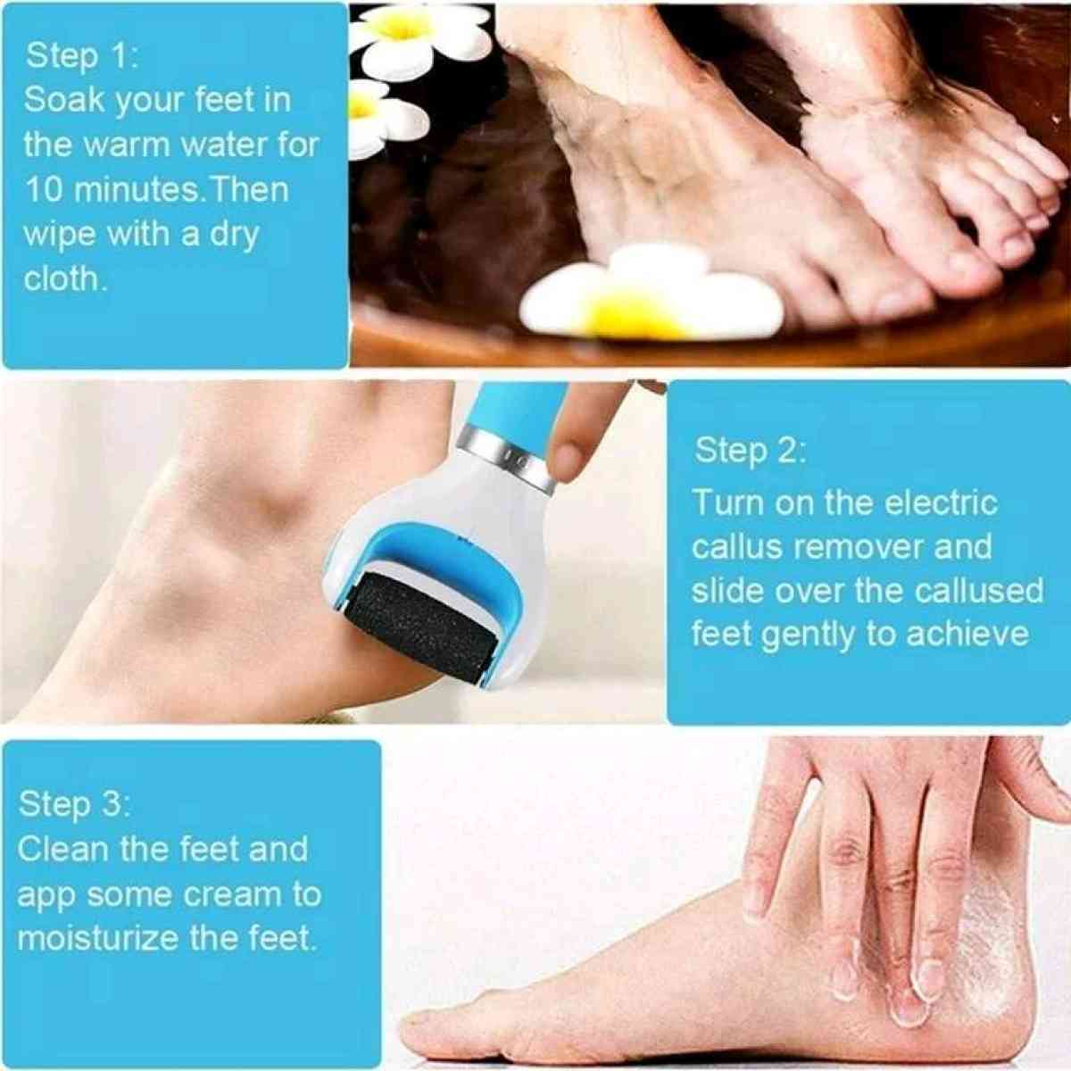Electronic Foot File Roller Callus Remover USB Cable Include - Columbus, Ohio - FleaMarketBay