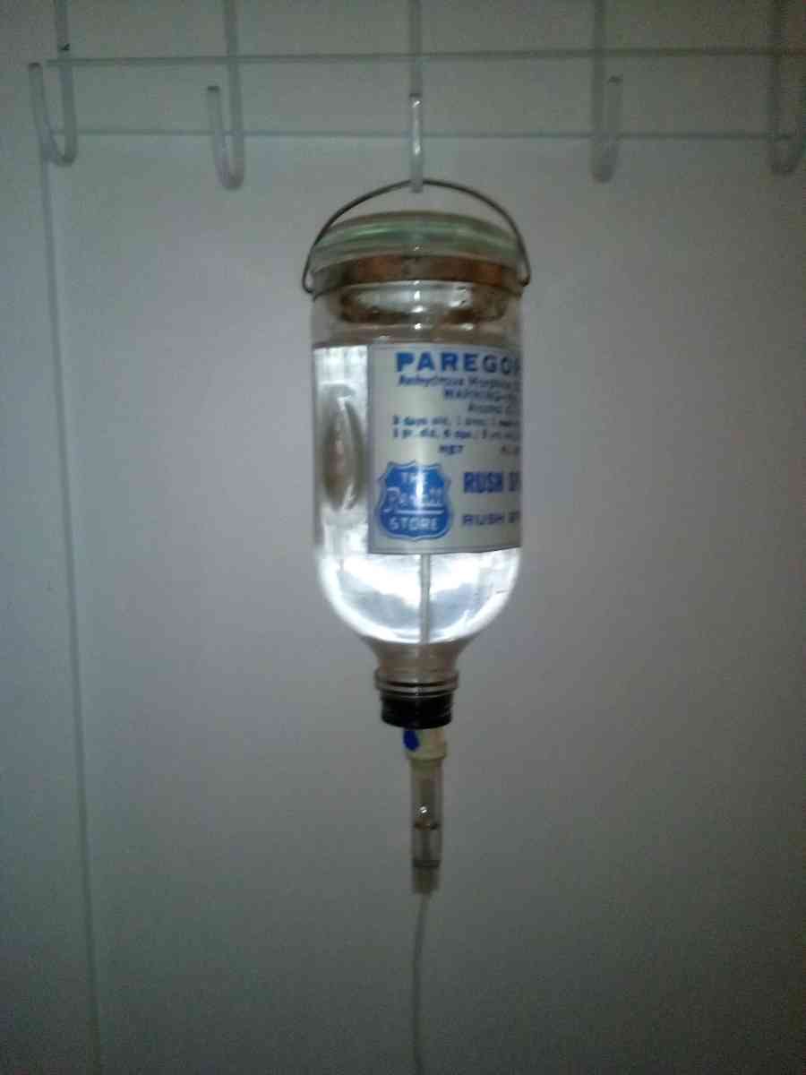 Morphine IV Bottle Vintage Replica - San Diego, California