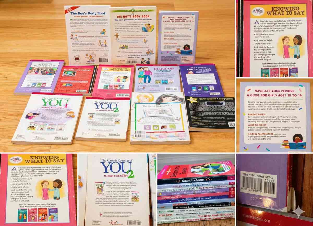 Middle School  Puberty Book Bundle American Girl  More - Philadelphia, Pennsylvania - FleaMarketBay