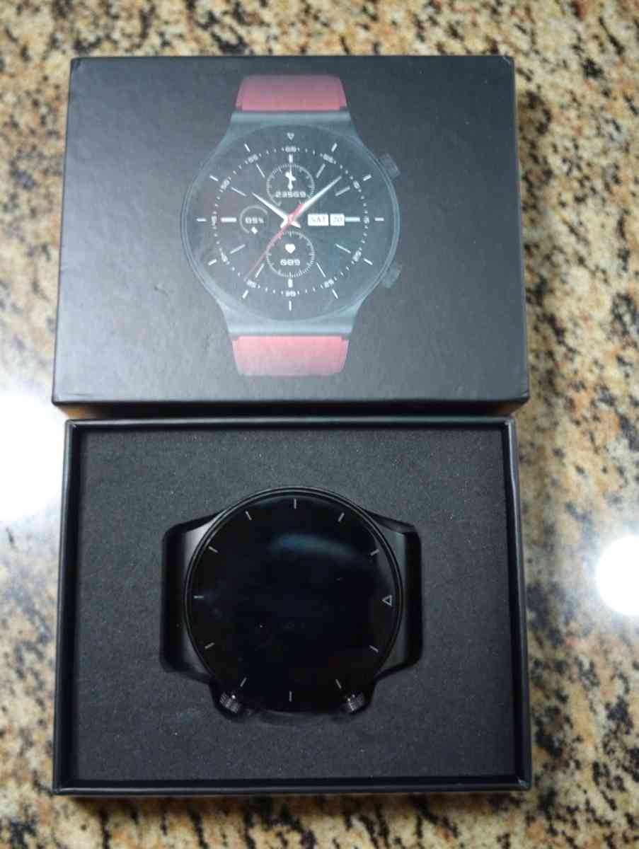 Mens Smart Watch with a Black Stainless Steel band - Grand Rapids, Ohio - FleaMarketBay
