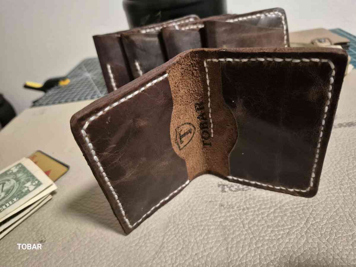 leather wallet rustic style - San Francisco, California