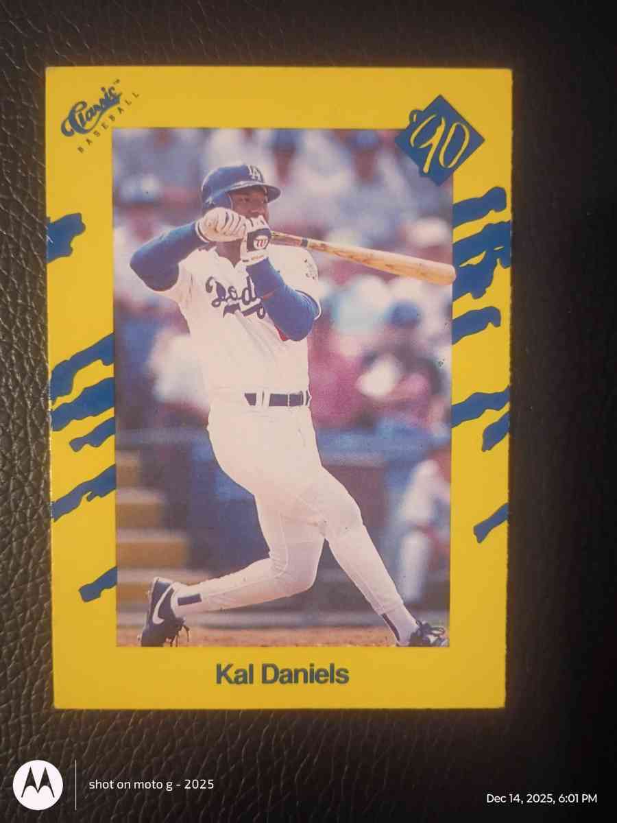 Kal Daniels Baseball Card - Saint Landry, Louisiana