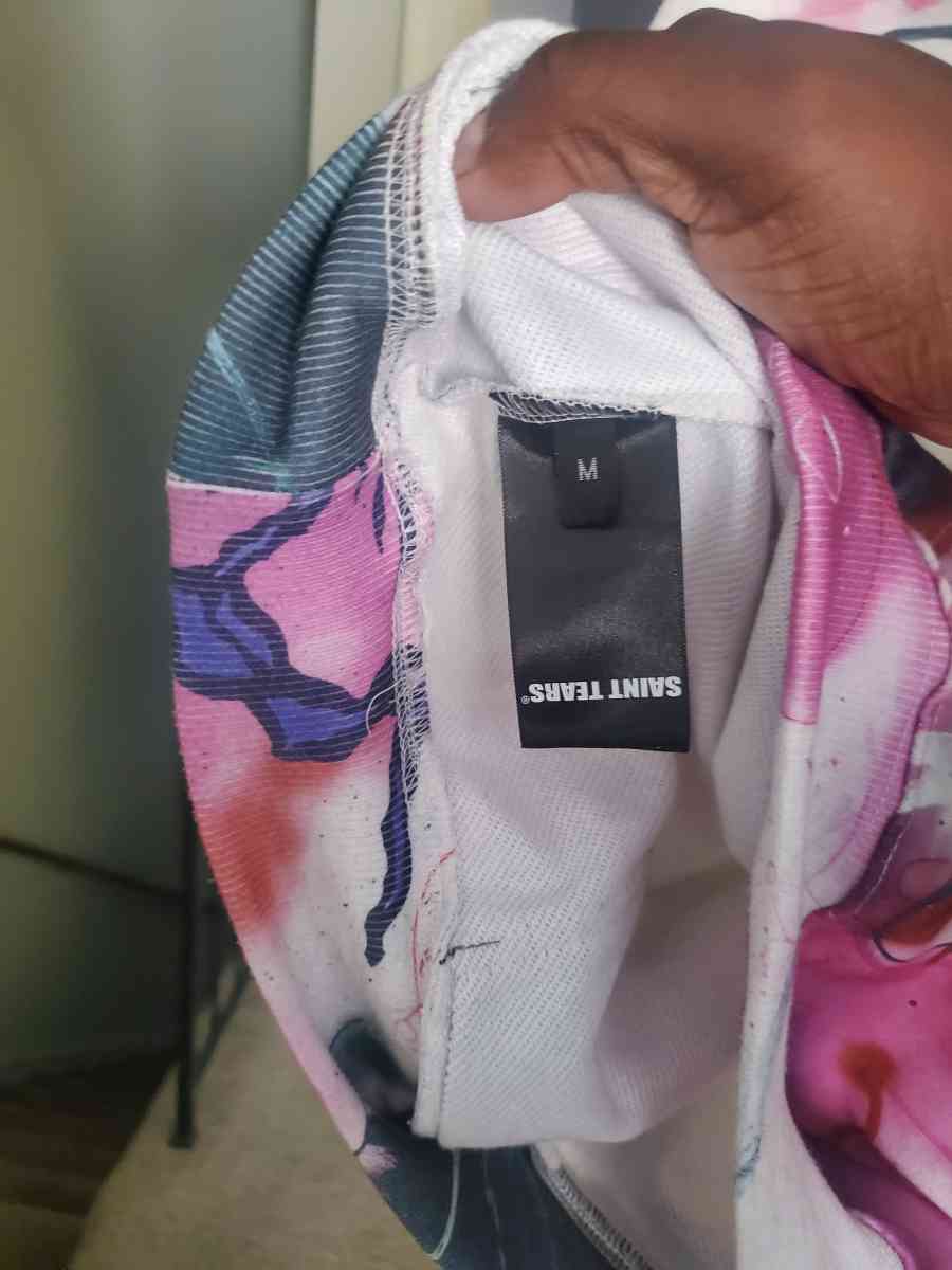 saint tears graphic hoodie - Chester Gap, Virginia - FleaMarketBay