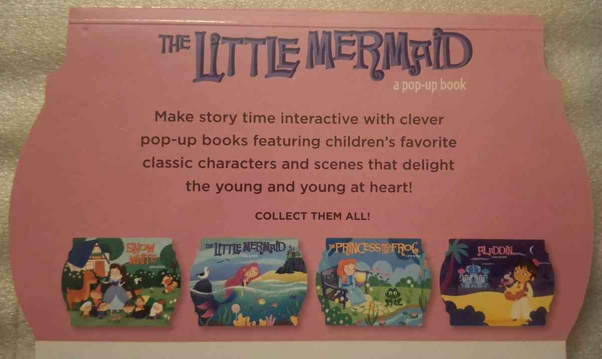 The Little Mermaid a pop up book - Camden, New Jersey - FleaMarketBay