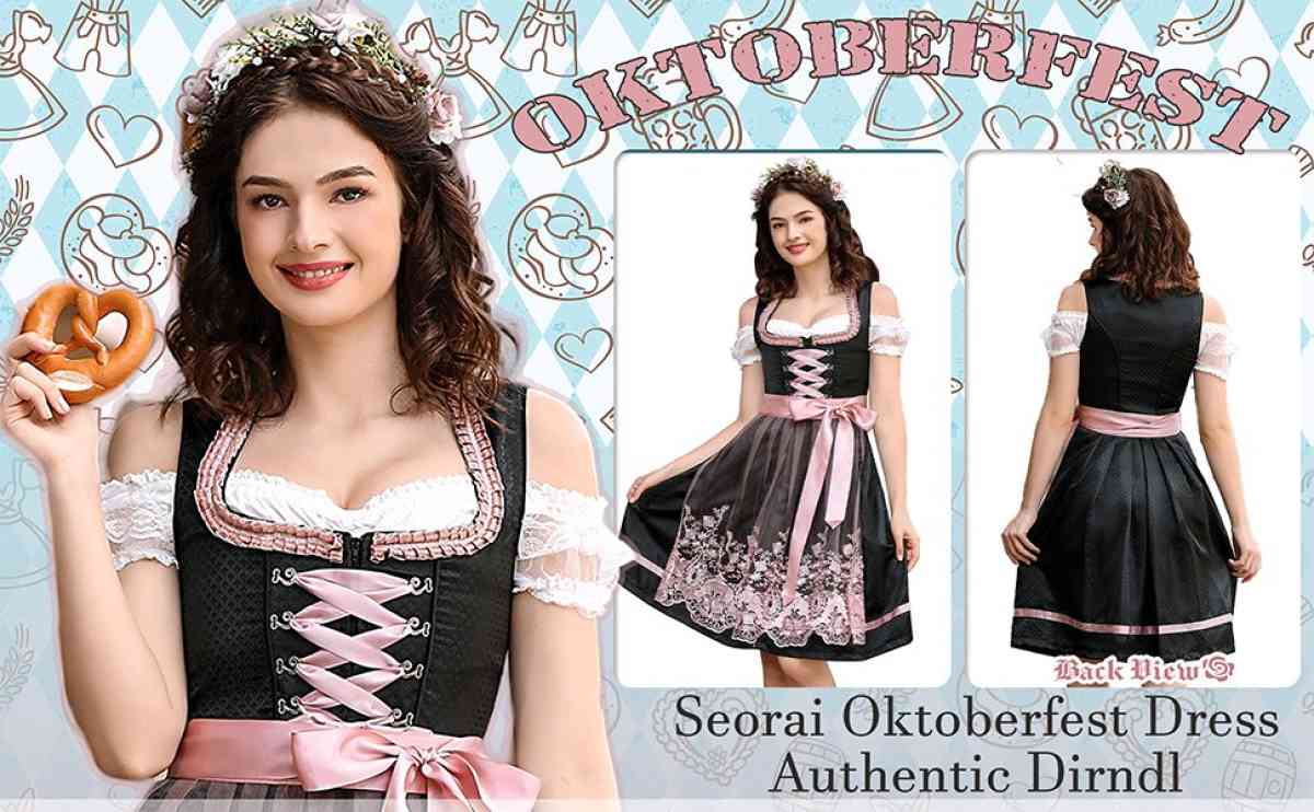 Highquality Authentic Dirndl Plus Size 5XL  3 Piece Set New - Columbus, Ohio - FleaMarketBay