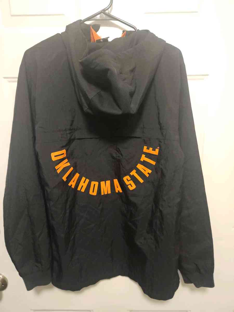 Vtg Rare Nike Oklahoma State Jacket - Tulsa, Oklahoma - FleaMarketBay