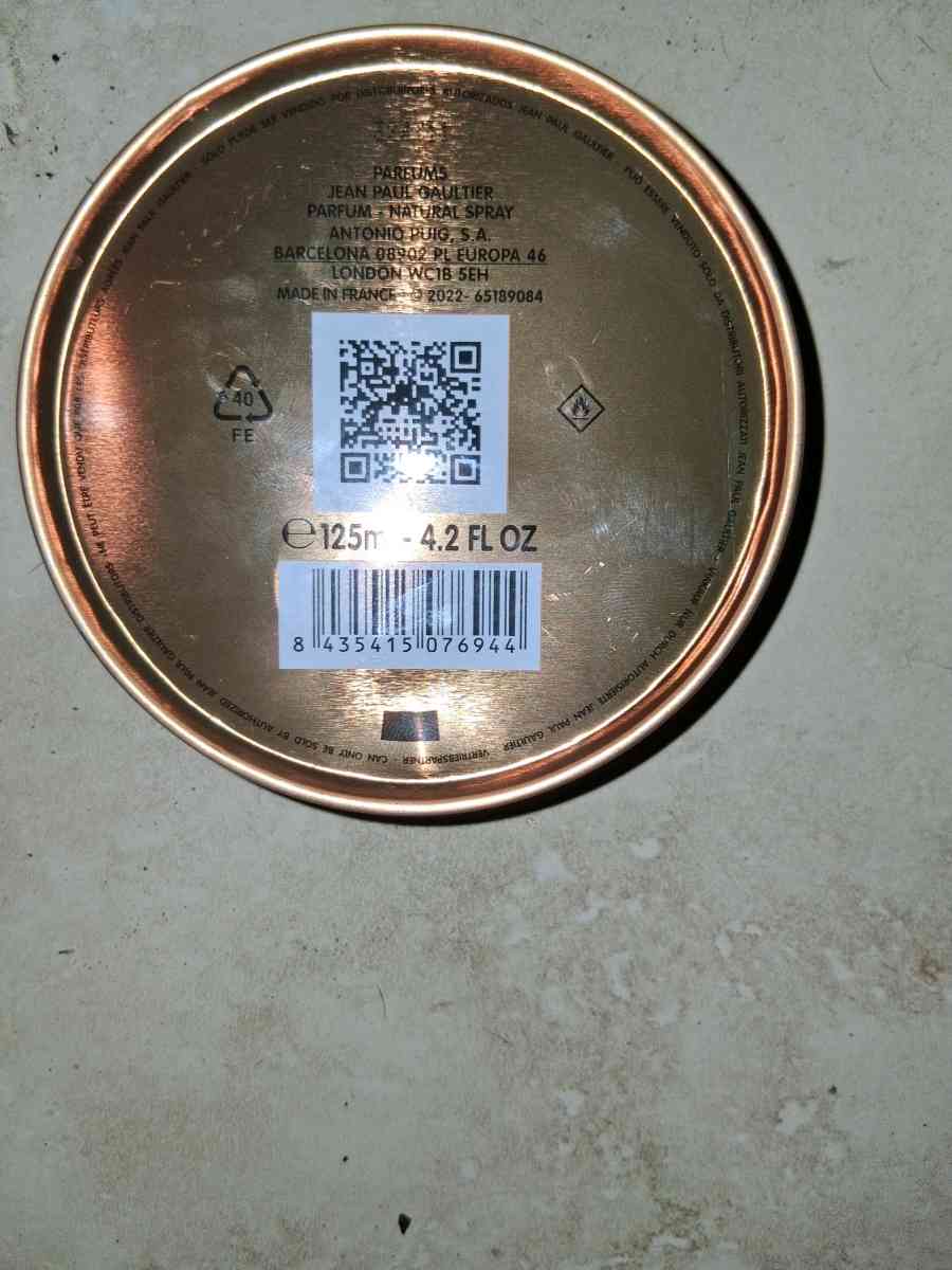 jean pual gualtier black 125ml - Altamonte Springs, Florida - FleaMarketBay