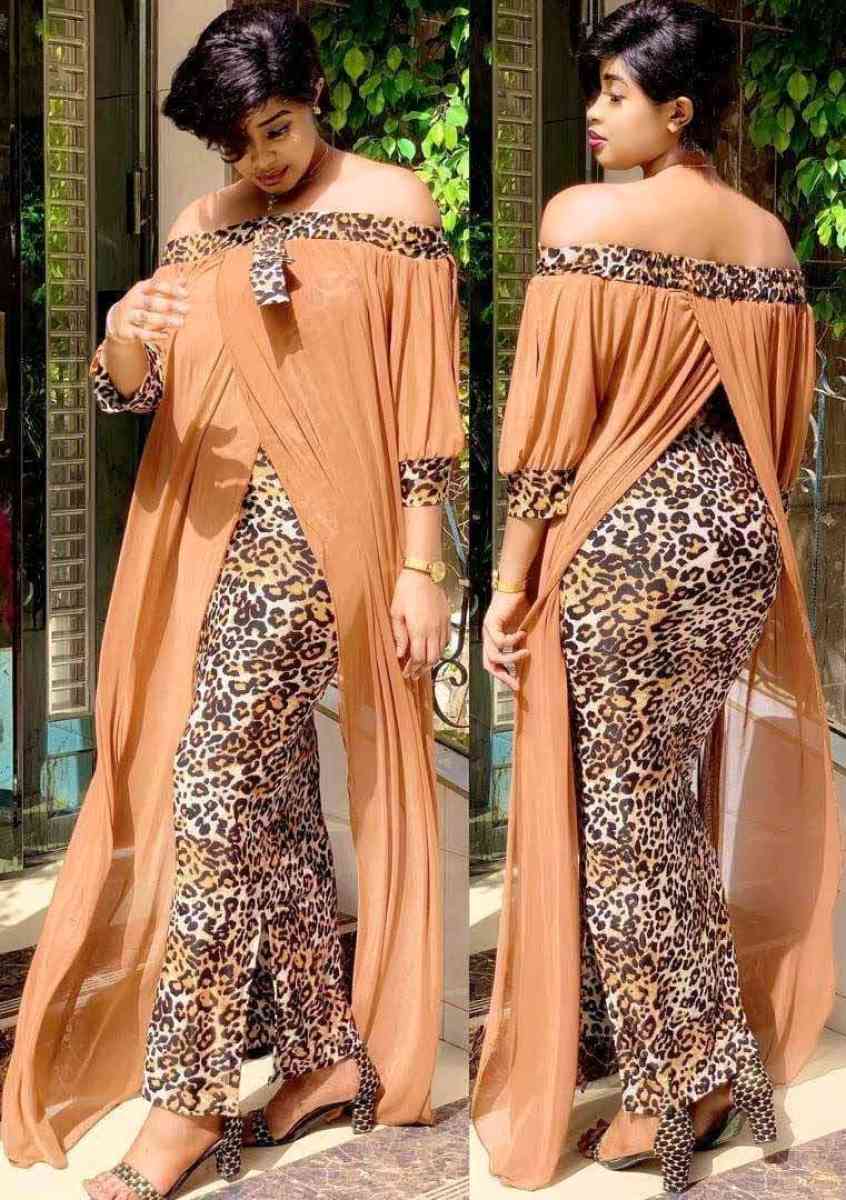 Sexy leopard printed Dashiki African Maxi Women Dress - Boynton Beach, Florida - FleaMarketBay