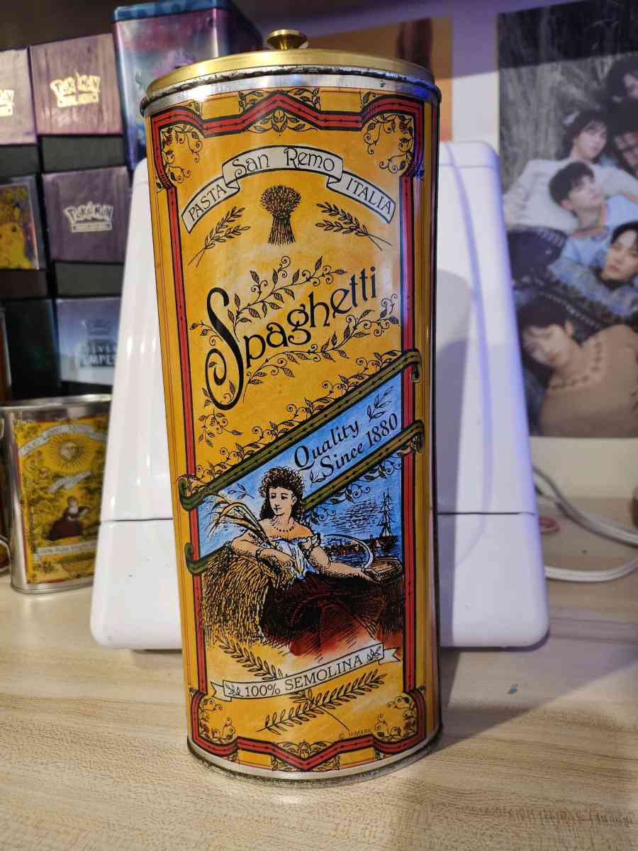 Vinrage San Remo Italy Himark Tin Set 4 Pieces Made In Italy - Grand Rapids, Michigan - FleaMarketBay