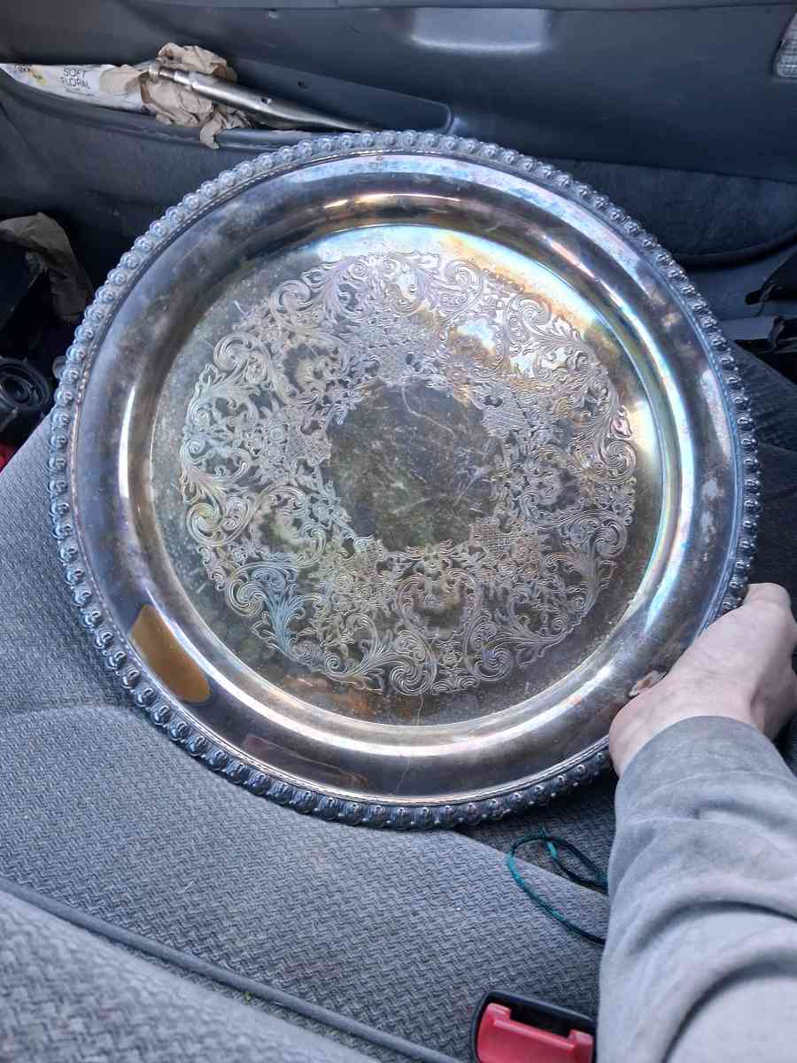 Antique Wilcox International Silver Co Engraved Silverplate