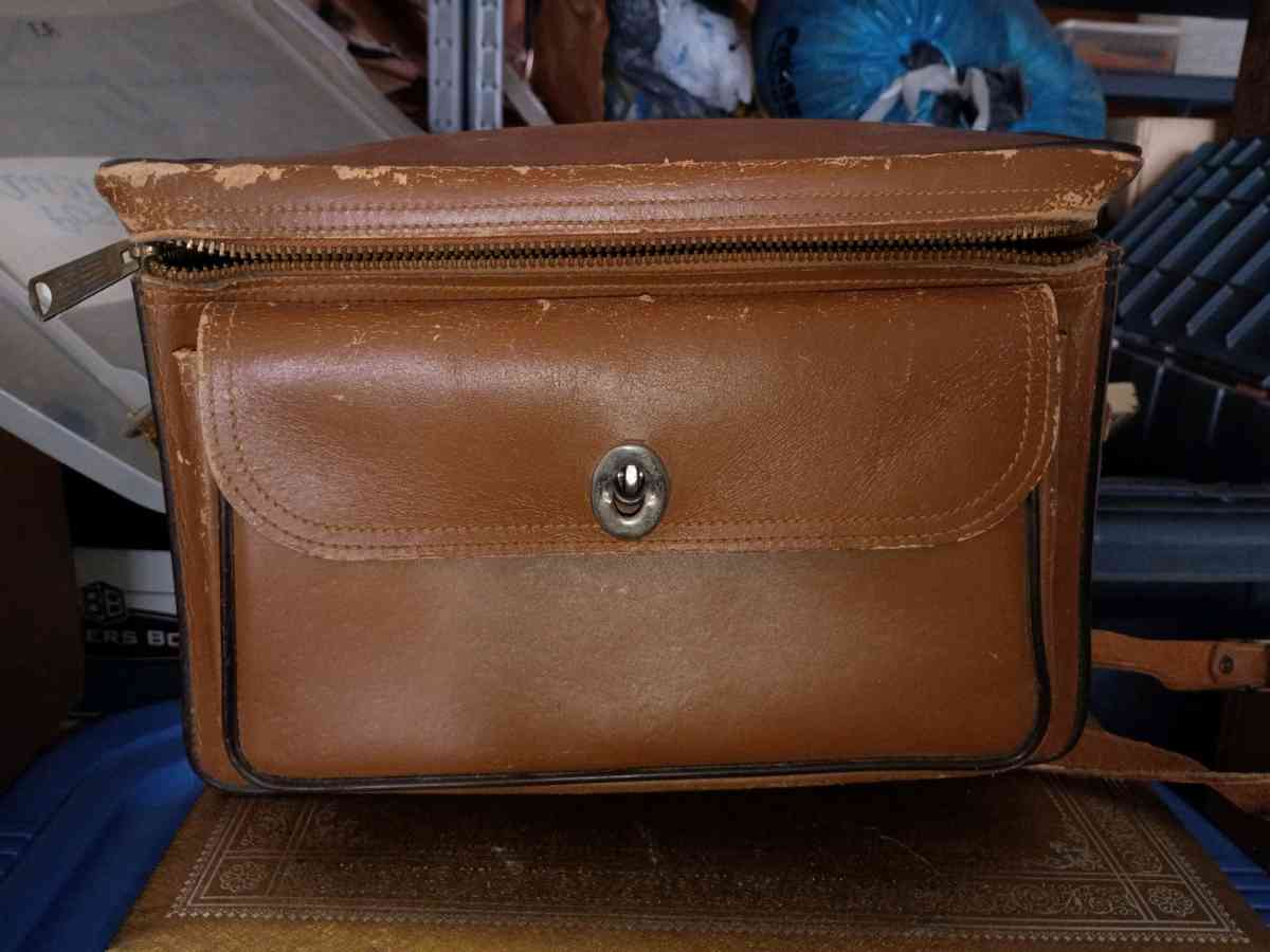 Antique Camera Bag and A War OutFit And Old Picture - Columbia, Missouri - FleaMarketBay